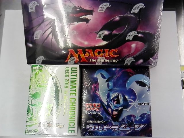 トレカの人気商品が続々と再入荷！！デュエマにMTG、ポケモンが入荷していますよー/（＃メディオ!沖新）
