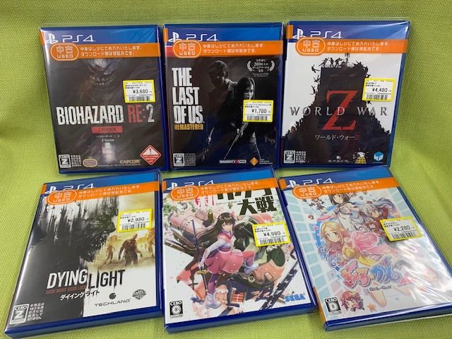 PS4なゲームソフト買い取りました！(=ﾟωﾟ)ﾉ