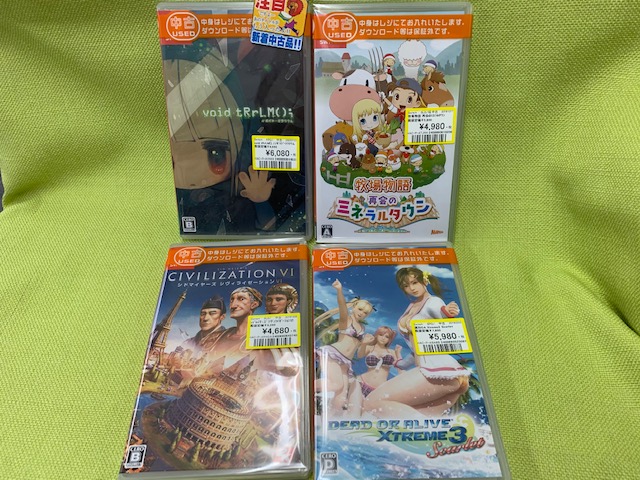 スイッチなゲームソフト買い取りました！(=ﾟωﾟ)ﾉ