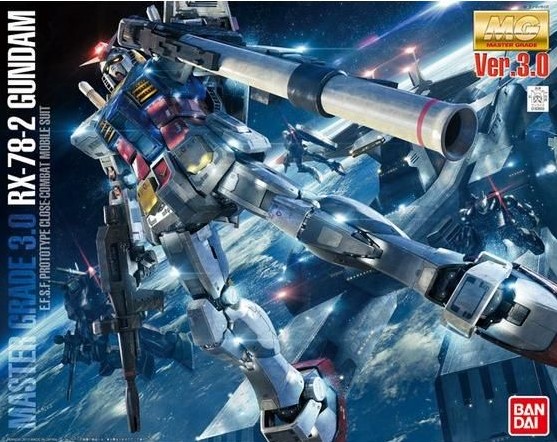 「MG 1/100 RX-78-2 ガンダムVer.3.0」再販入荷