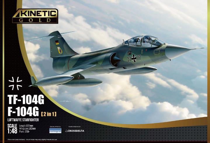 「TF-104G/F-104G スターファイター ドイツ空軍 (2 in 1) 」