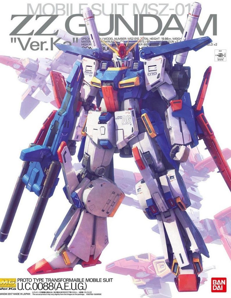 「MG 1/100 ダブルゼータガンダムVer.Ka」入荷