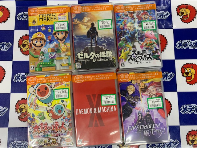 スイッチなゲームソフト買い取りました!!(=ﾟωﾟ)ﾉ