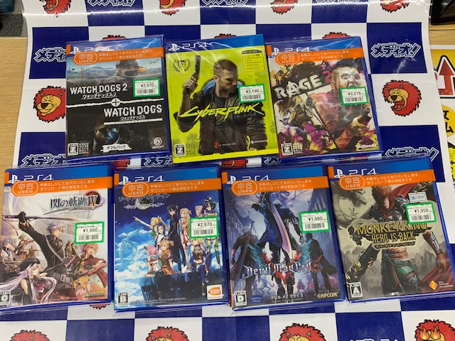 PS4なゲームソフト買い取りました!!(=ﾟωﾟ)ﾉ