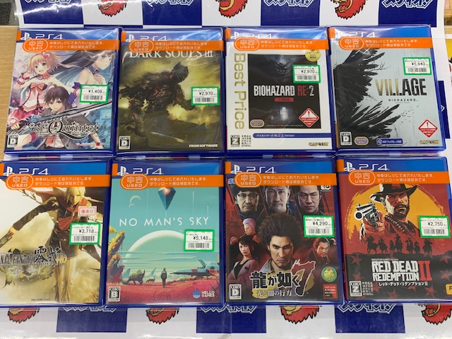 PS4なゲームソフト買い取りました!!(=ﾟωﾟ)ﾉ