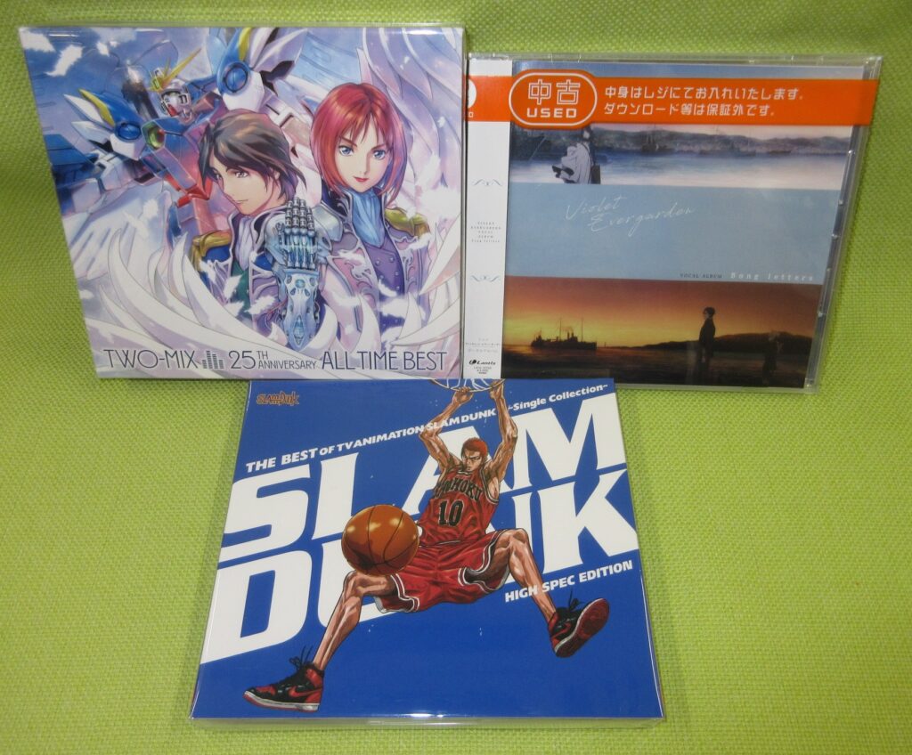 更にアニメ関連「音楽CD」も買取りさせて頂きましたヽ（≧ω≦）ノ