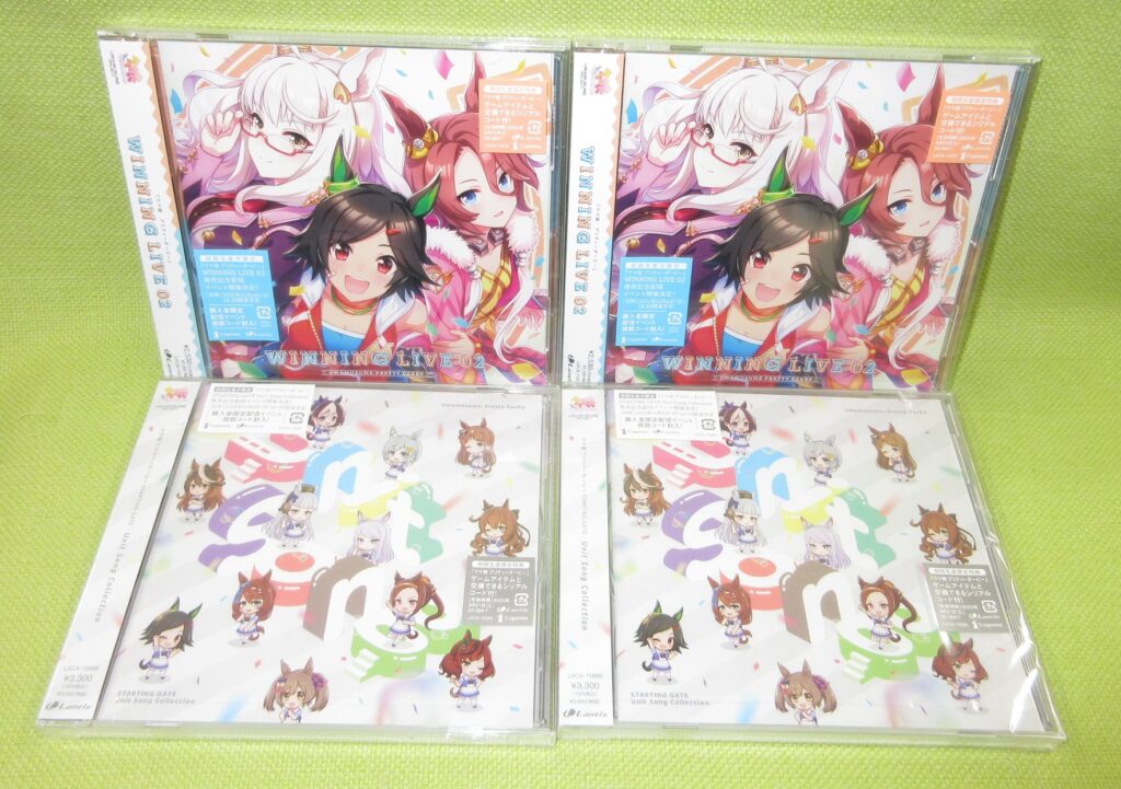 『ウマ娘 プリティーダービー』新作CD入荷（❤╹ω╹❤）ﾜｰｲ　ﾜｰｲ♡