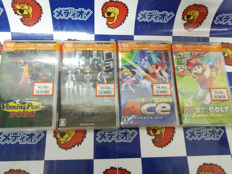 スイッチなゲームソフト買い取りました!!(=ﾟωﾟ)ﾉ