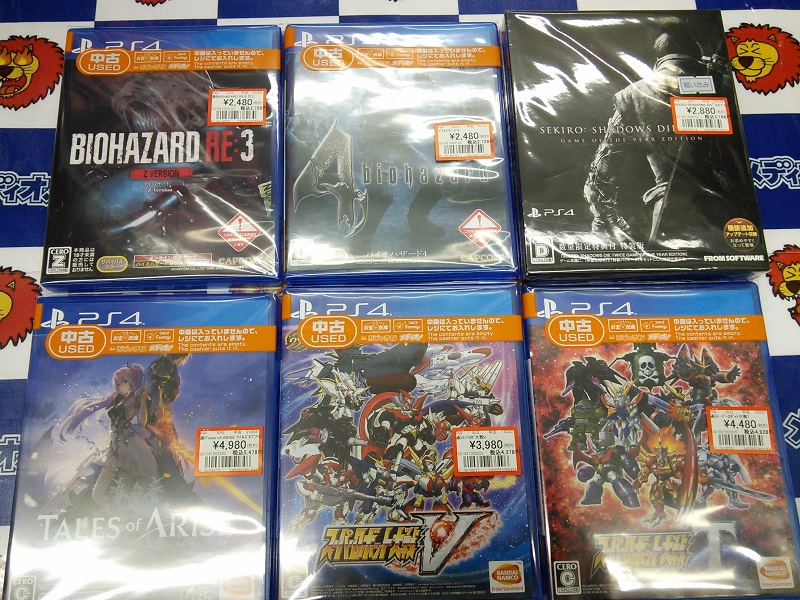 PS4とPS5なゲームソフト買い取りました!!(=ﾟωﾟ)ﾉ