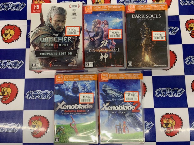 スイッチなゲームソフト買い取りました!!(=ﾟωﾟ)ﾉ