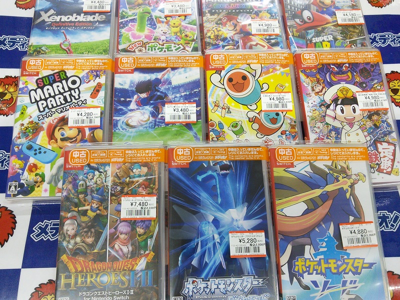 スイッチなゲームソフトいろいろ買い取りました!!(=ﾟωﾟ)ﾉ