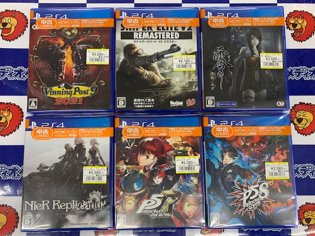 PS4なゲームソフト買い取りました!!(=ﾟωﾟ)ﾉ