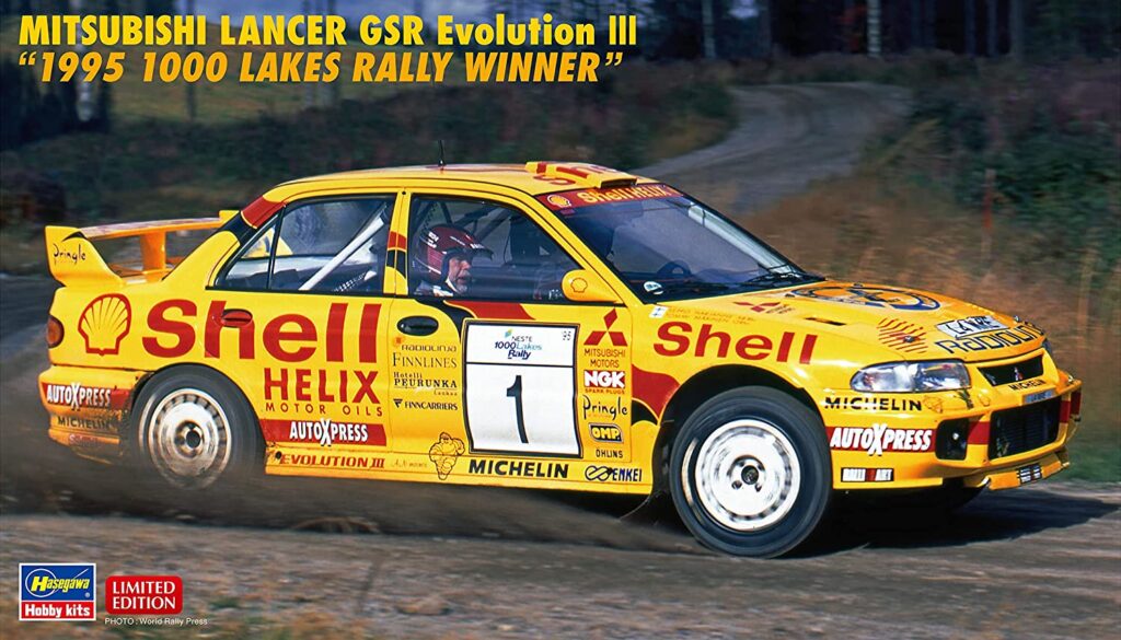 1/24 三菱 ランサー GSR エボリューション III `1995 1000湖ラリー ウィナー`