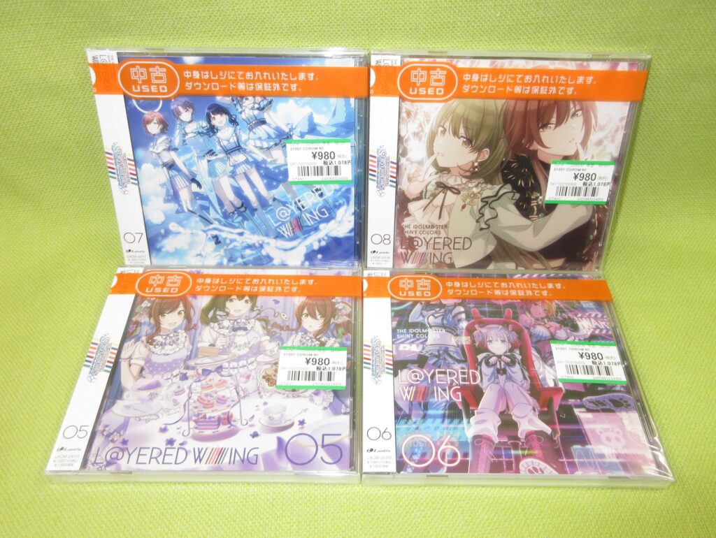 シャニマス＆虹ガク関連「CD」を買取りましたヽ（≧ω≦）ノ