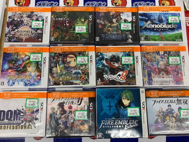 3DSなゲームソフト買い取りました!!(=ﾟωﾟ)ﾉ