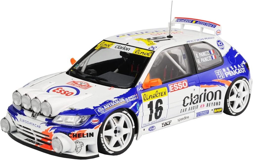 1/24 プジョー 306 MAXI EVO2 1998 モンテカルロラリー クラスウィナー