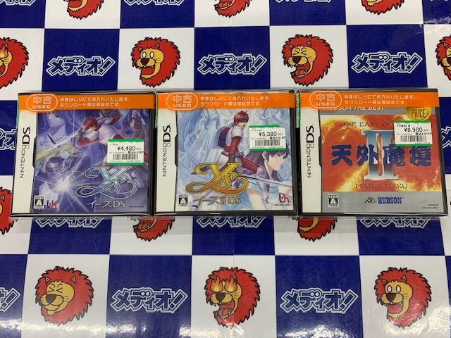 DSなゲームソフト買い取りました!!(=ﾟωﾟ)ﾉ