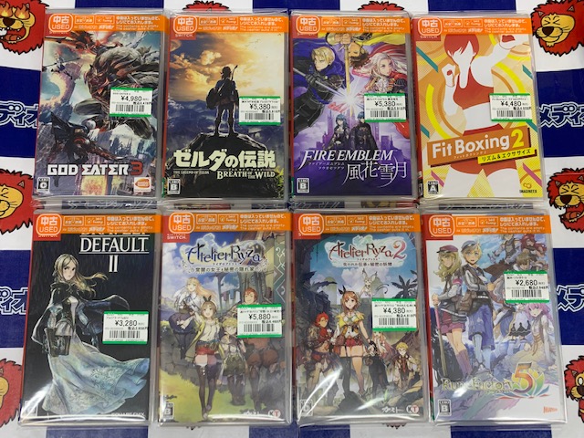 スイッチなゲームソフト買い取りました!!(=ﾟωﾟ)ﾉ