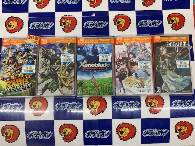 スイッチなゲームソフト買い取りました!!(=ﾟωﾟ)ﾉ