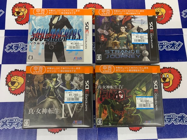 3DSなゲームソフト買い取りました!!(=ﾟωﾟ)ﾉ