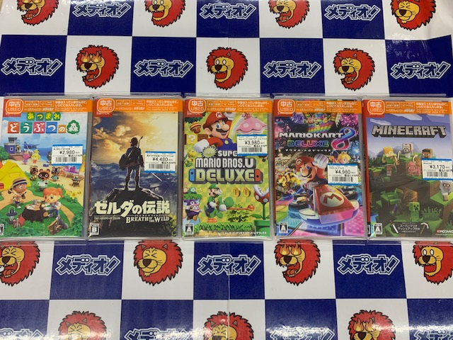 スイッチなゲームソフト買い取りました!!(=ﾟωﾟ)ﾉ