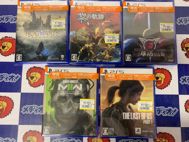 PS5なゲームソフト買い取りました!!(=ﾟωﾟ)ﾉ