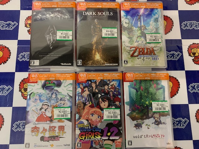 スイッチなゲームソフト買い取りました!!(=ﾟωﾟ)ﾉ