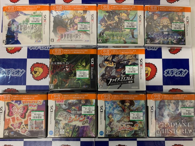 DS/3DSなゲームソフト買い取りました!!(=ﾟωﾟ)ﾉ