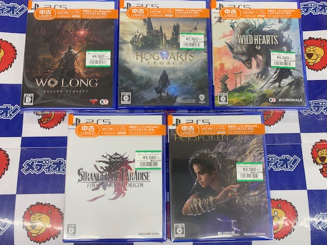 PS5なゲームソフト買い取りました!!(=ﾟωﾟ)ﾉ