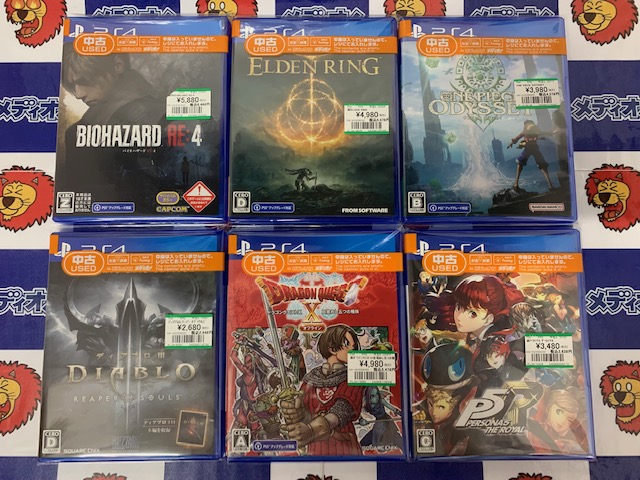 PS4なゲームソフト買い取りました!!(=ﾟωﾟ)ﾉ