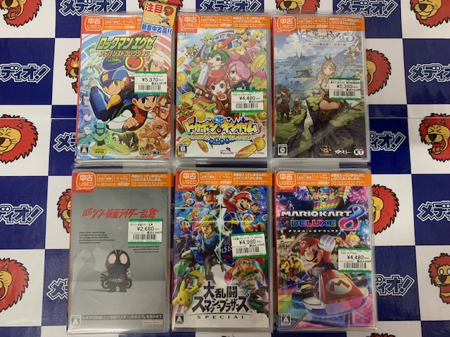 スイッチなゲームソフト買い取りました!!(=ﾟωﾟ)ﾉ