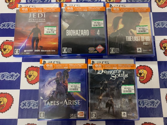 PS5なゲームソフト買い取りました!!(=ﾟωﾟ)ﾉ