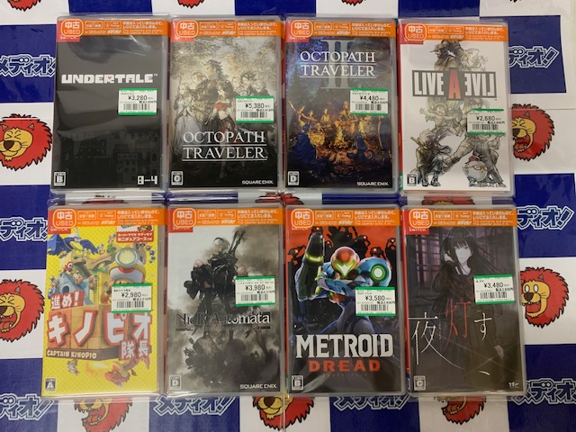 スイッチなゲームソフト買い取りました!!(=ﾟωﾟ)ﾉ