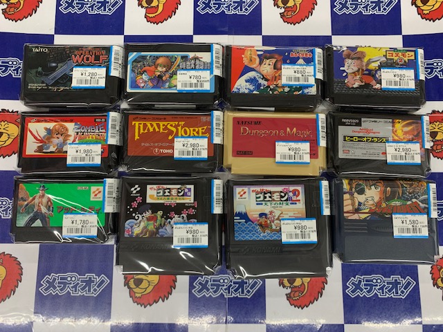 ファミコンなレトロゲーム買い取りました！(=ﾟωﾟ)ﾉ