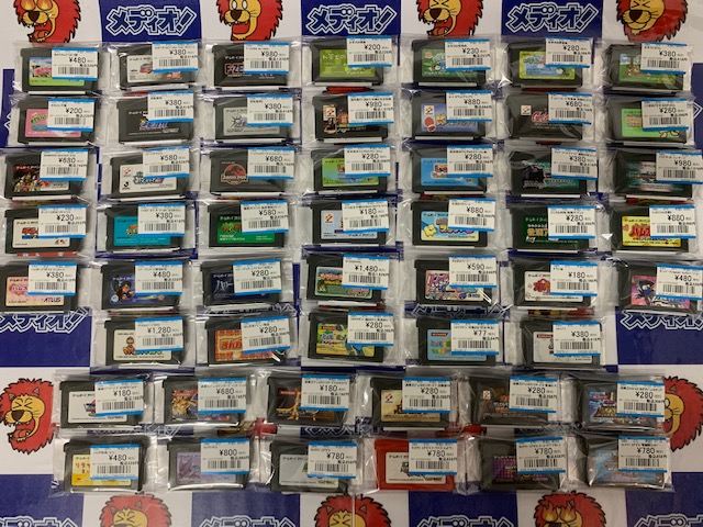 GBAなレトロゲーム買い取りました！(=ﾟωﾟ)ﾉ