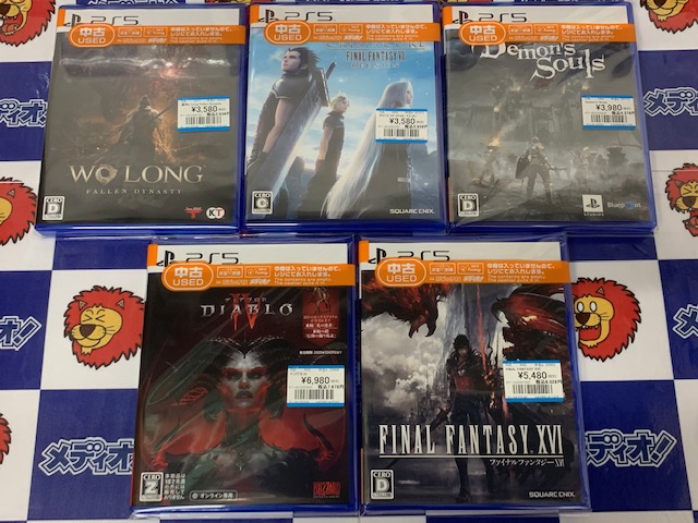 PS5なゲームソフト買い取りました!!(=ﾟωﾟ)ﾉ