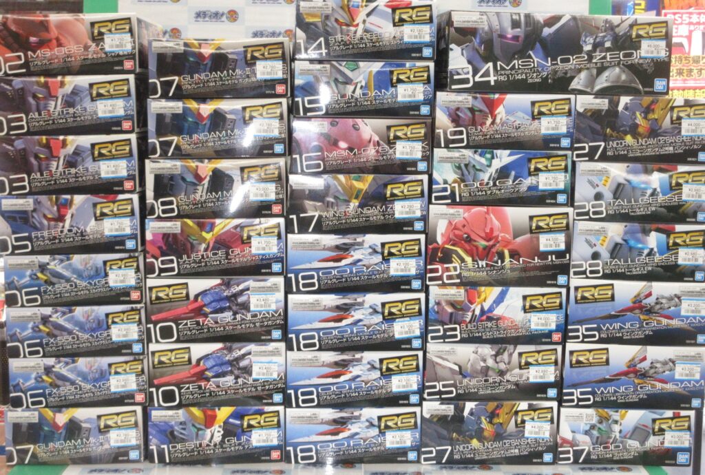 RG「ガンプラ」大量に買取りました！！