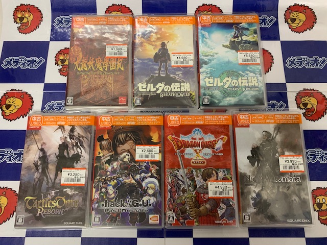 スイッチなゲームソフト買い取りました!!(=ﾟωﾟ)ﾉ