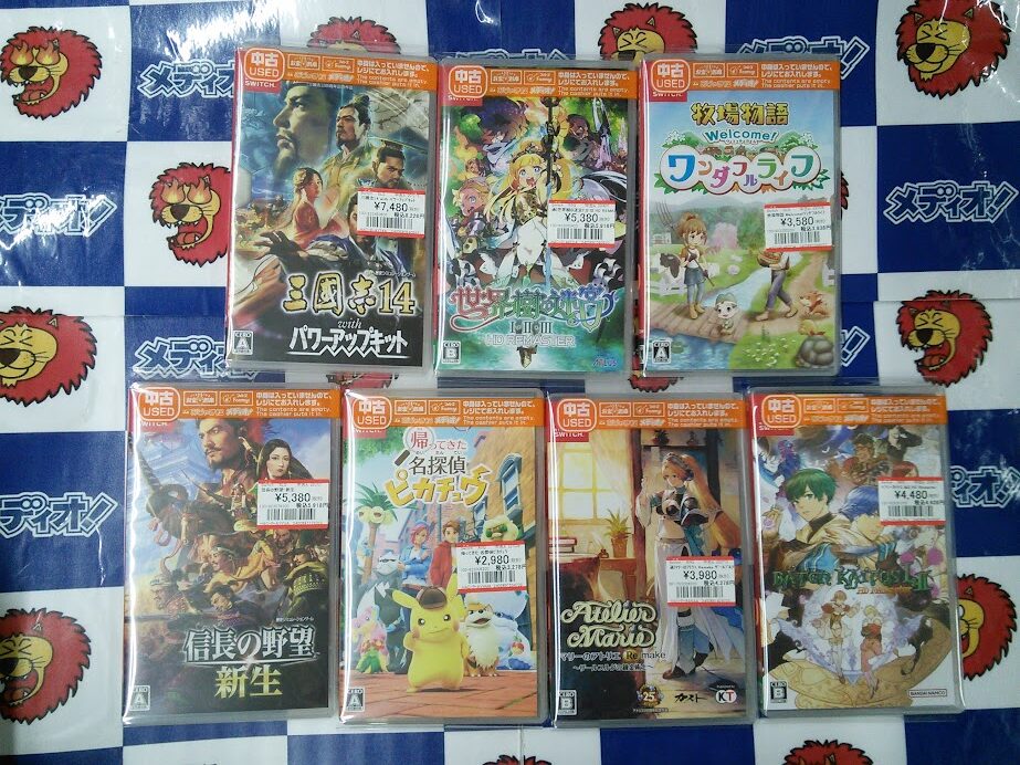 スイッチなゲームソフト買い取りました!!(=ﾟωﾟ)ﾉ