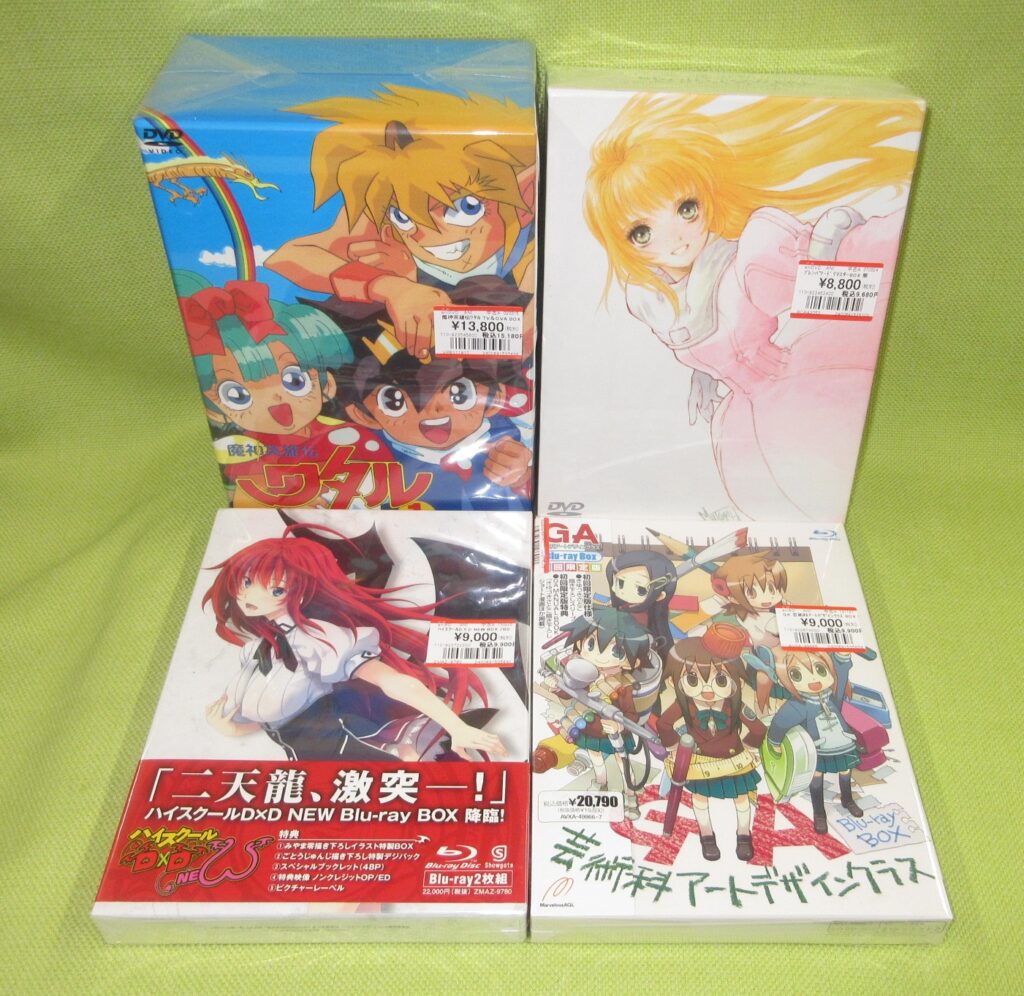 「アニメBlu-ray&DVD-BOX」買取りました(◍•ᴗ•◍)♡ ✧*。