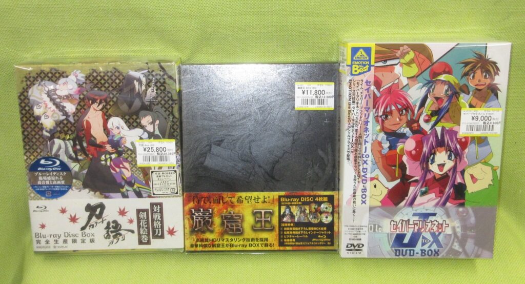 「アニメBlu-ray&DVD-BOX」買取りました(◍•ᴗ•◍)♡ ✧*。