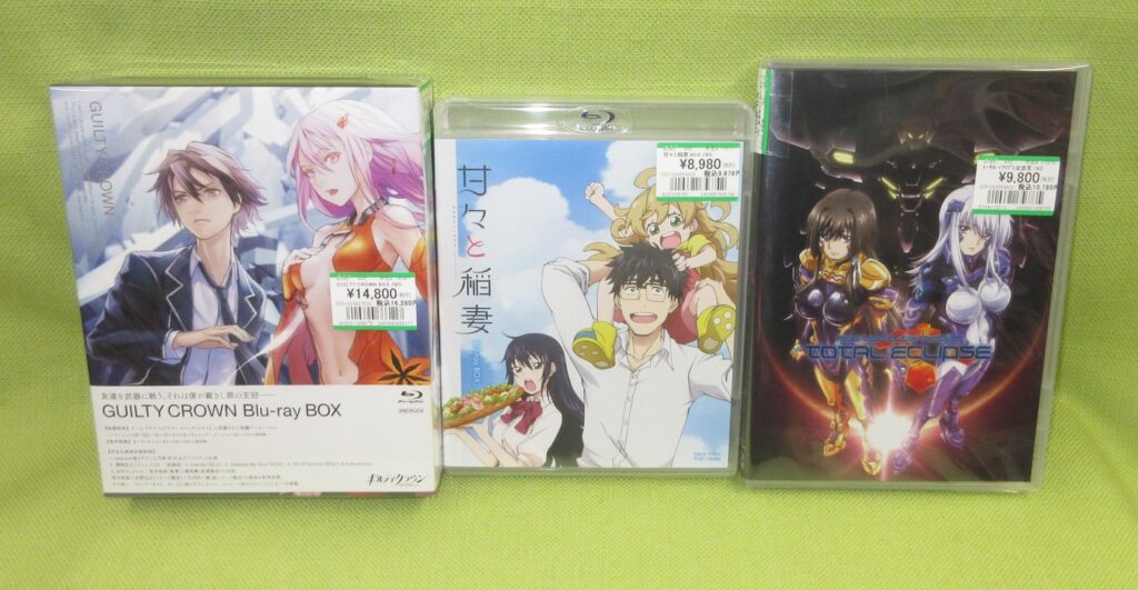 「アニメBlu-ray BOX」等を買取りました(◍•ᴗ•◍)♡ ✧*。