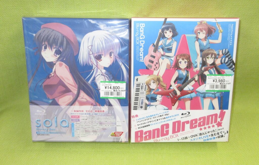 「アニメBlu-ray BOX」買取りました(◍•ᴗ•◍)♡ ✧*。