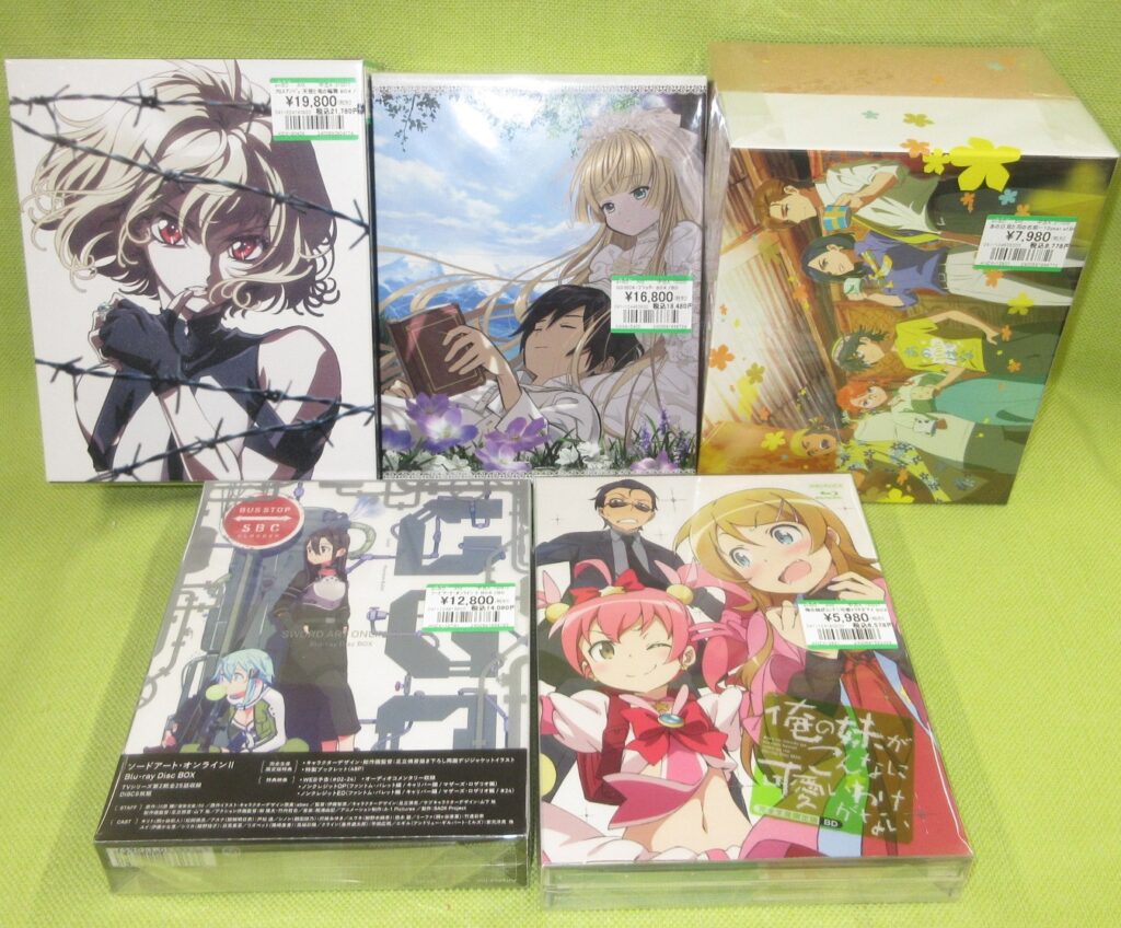 「アニメBlu-ray BOX」買取りました(◍•ᴗ•◍)♡ ✧*。