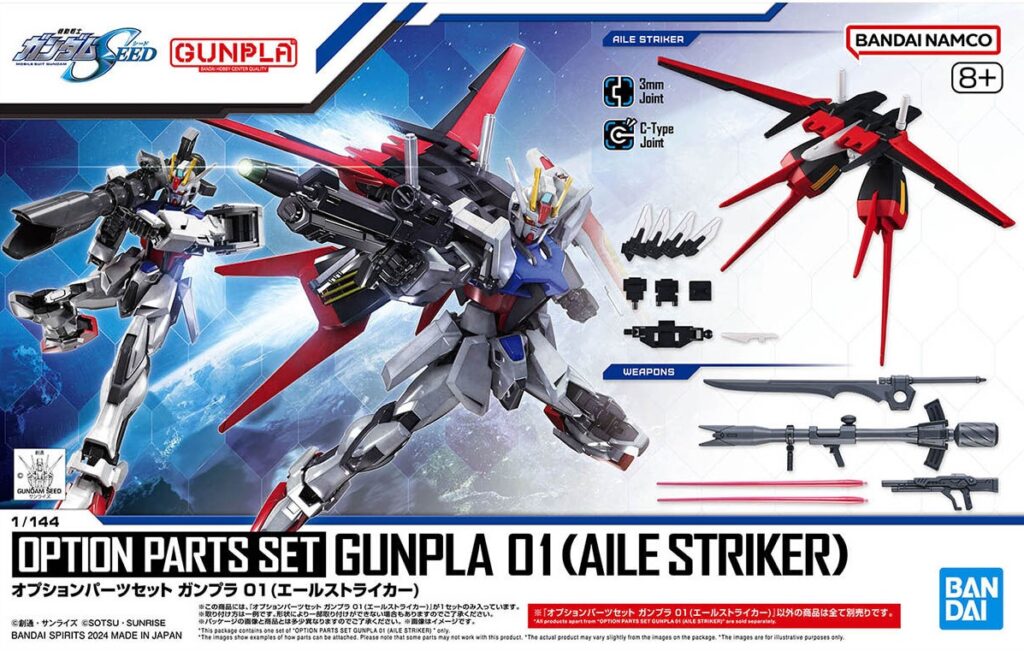 オプションパーツセット ガンプラ 01 (エールストライカー)