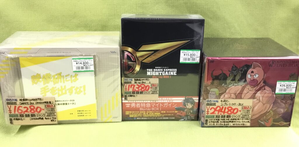 「アニメBlu-ray＆DVD-BOX」買取りました(◍•ᴗ•◍)♡ ✧*。