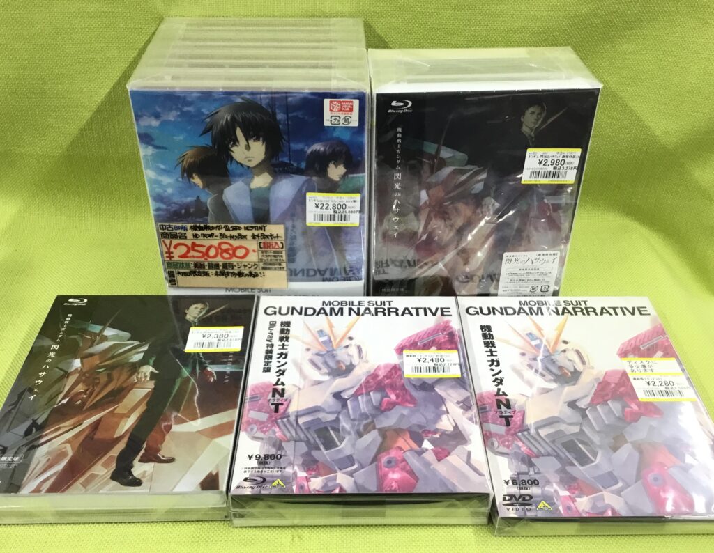 ガンダムアニメを買取りました(◍•ᴗ•◍)♡ ✧*。