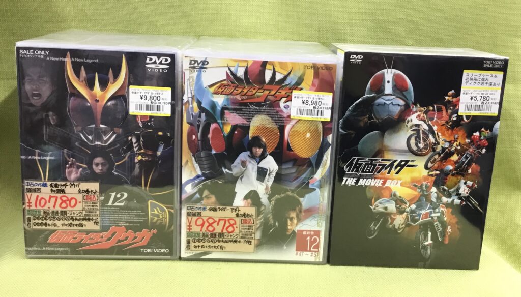 特撮DVDを買取りました(◍•ᴗ•◍)♡ ✧*。