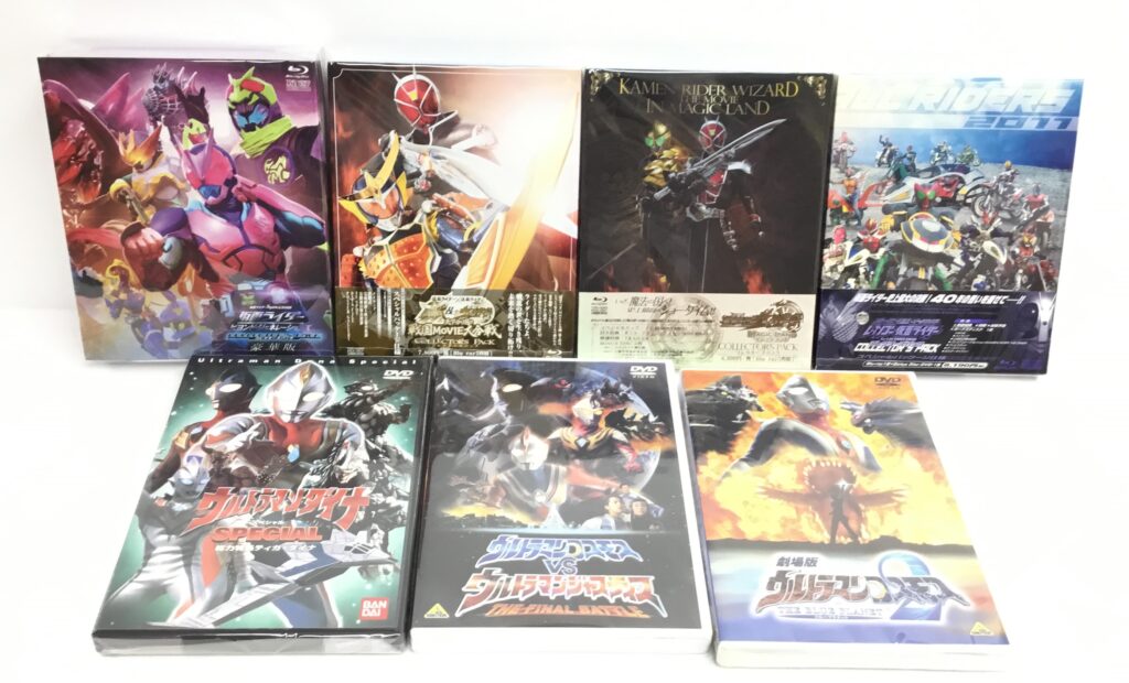 特撮DVDを買取りました！！