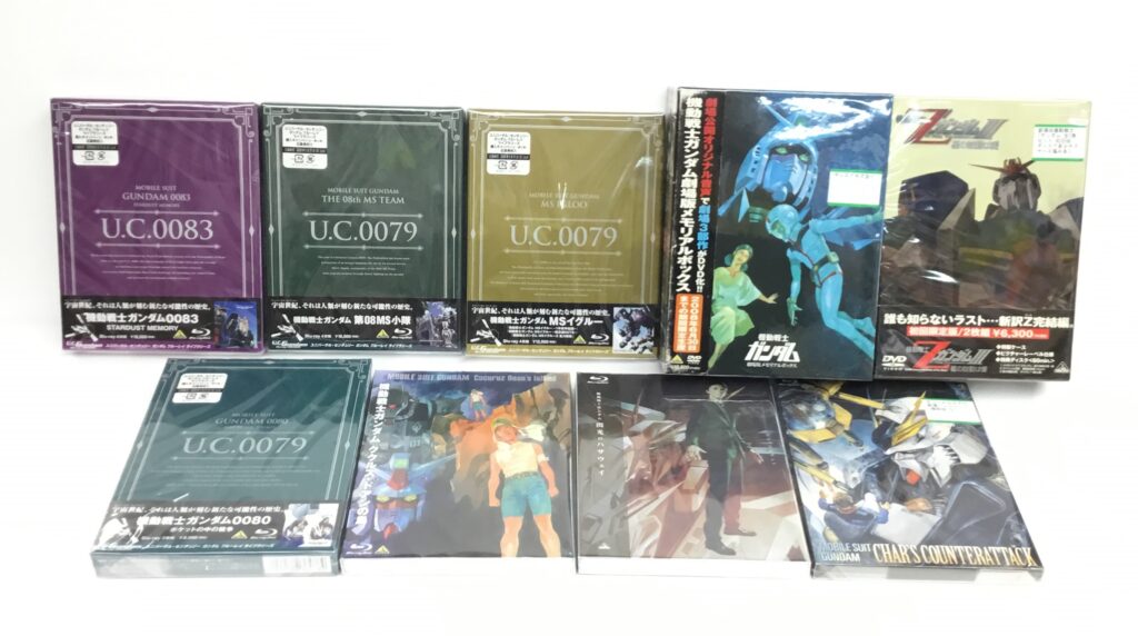 ガンダムアニメ買い取りました！！
